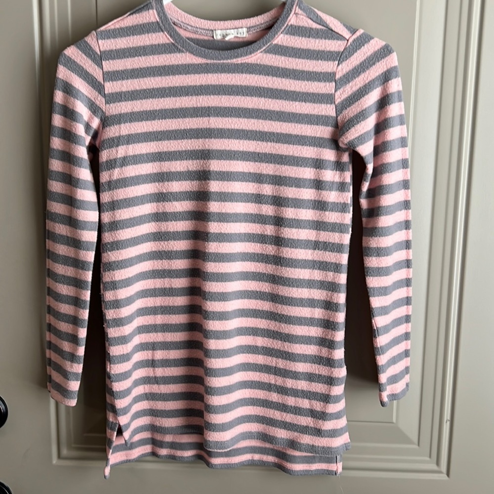 Copper Key Striped Tunic Girls Small